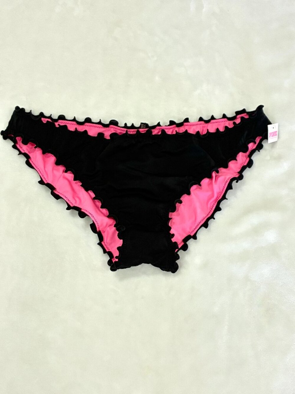 NEW Victoria Secret Ruffle Bikini Bottom Size Large